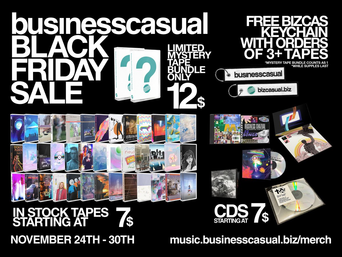 bizcasual's tweet image. BUSINESS CASUAL'S BLACK FRIDAY SALE HAS BEGUN! TODAY THROUGH NOV. 30TH, SAVE ON ALL IN STOCK MERCH WHILE SUPPLIES LAST!