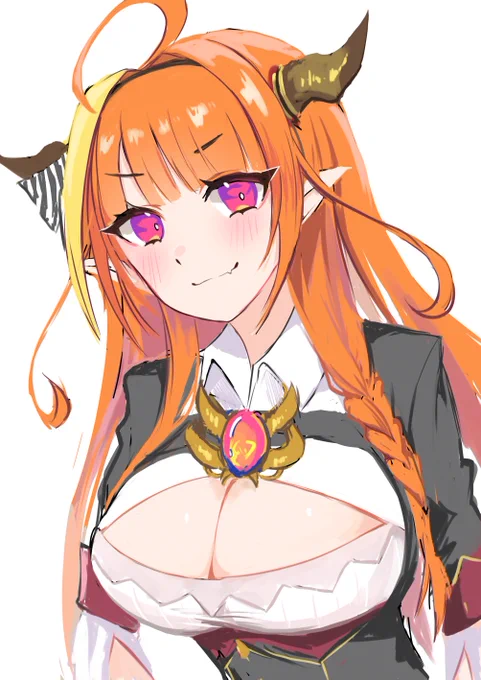 drew requests on stream to warm up... シセラ + 会長 #みかじ絵