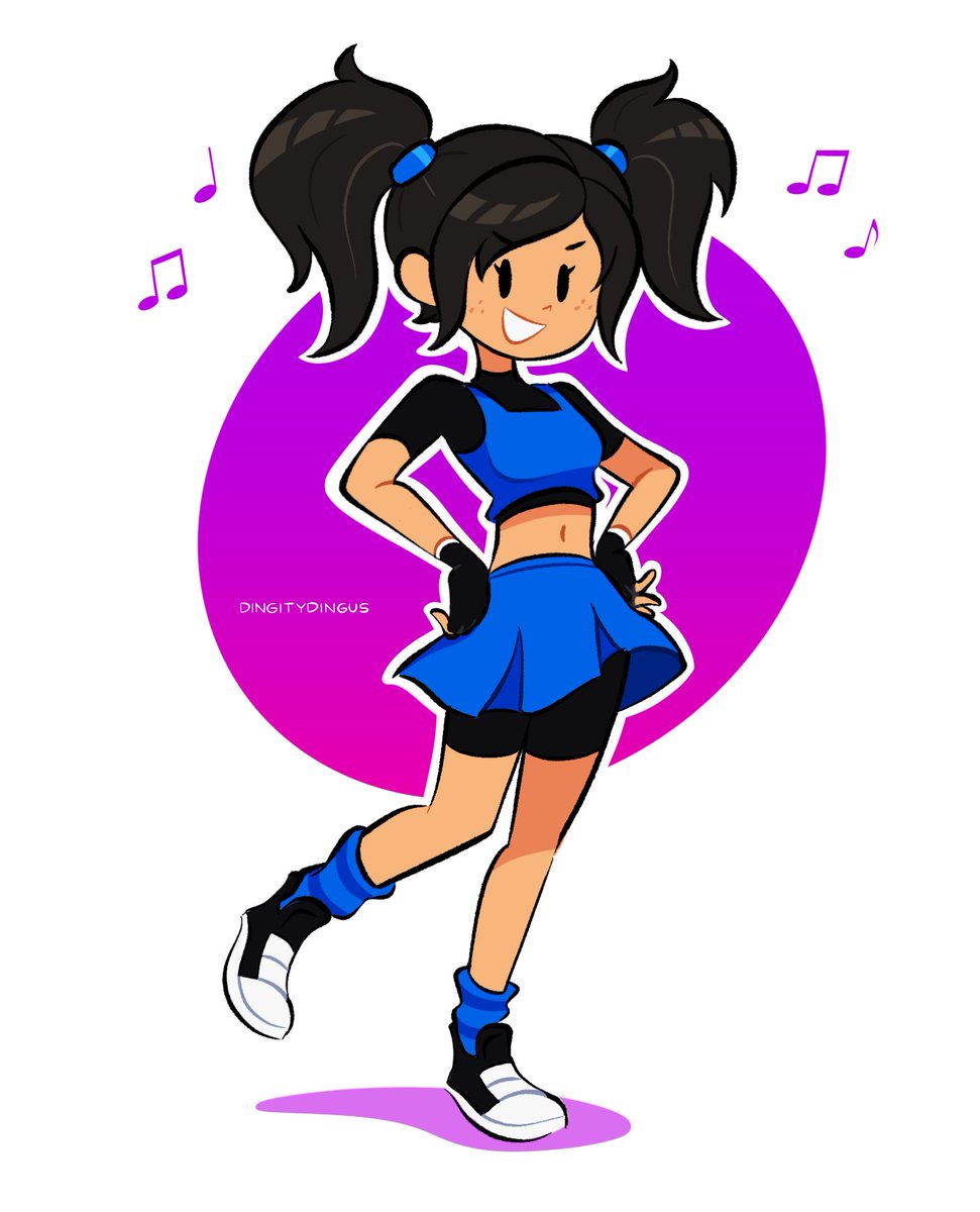 DingityDingus's tweet image. Bringing her back 🎤✨

#Katelyn #OC #OriginalArt