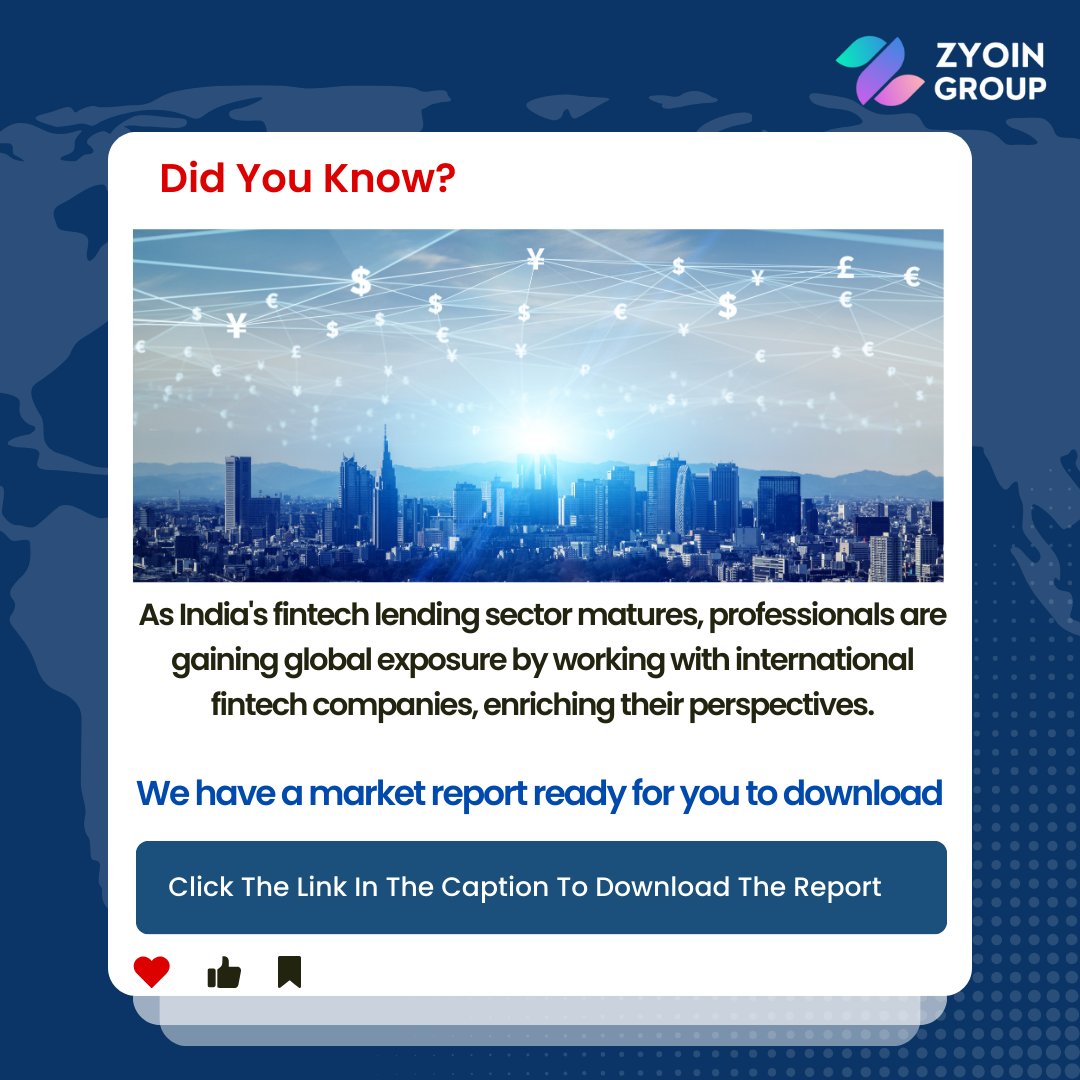 zyoin_jobs's tweet photo. EXCLUSIVE MARKET REPORT FOR YOU!
Do you wish you get an extra advantage by getting a detailed insight into the Indian talent pool within the Fintech Lendin sector?
Download our report now! Click the link below.
https://t.co/h4oyz5FzgX

#FintechIndia #LendingProfessionals https://t.co/G2dhoYWnWc