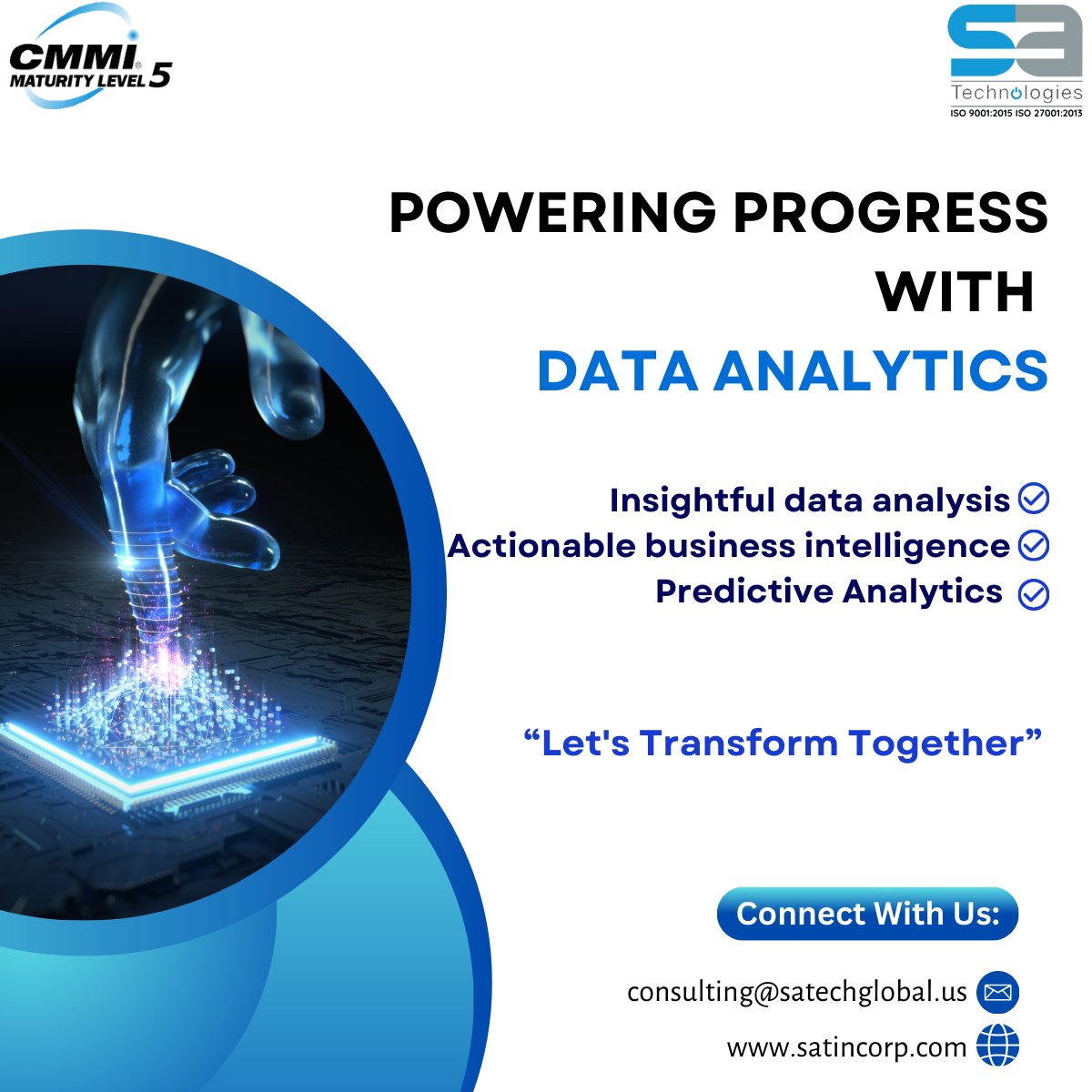 SatechGlobal's tweet image. Fuel your future with Data Analytics where insights drive action and predictability shapes success.

Visit: satincorp.com 

#dataanalytics #transformwithdata #businessintelligence #predictiveanalytics #Insightfulanalysis #analyticspower #satechnologies