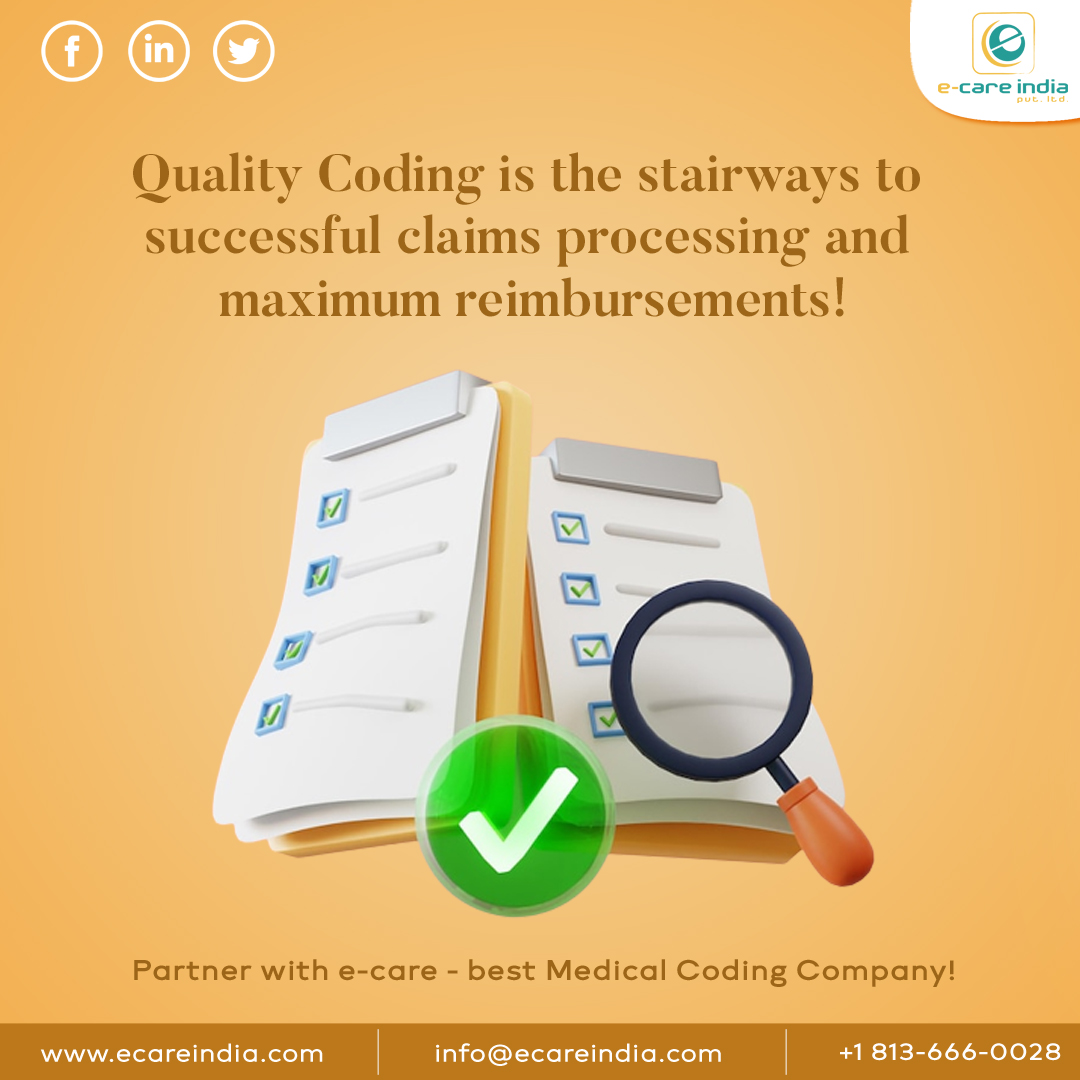 ecareindia's tweet image. Quality Coding is the stairways to successful claims processing and maximum reimbursements!
ecareindia.com/medical-codingโฆ
#MedicalCodingCompanies #MedicalCodingCompany #MedicalCodingServices #BestMedicalCodingServices #MedicalCodingOutsourcingServices