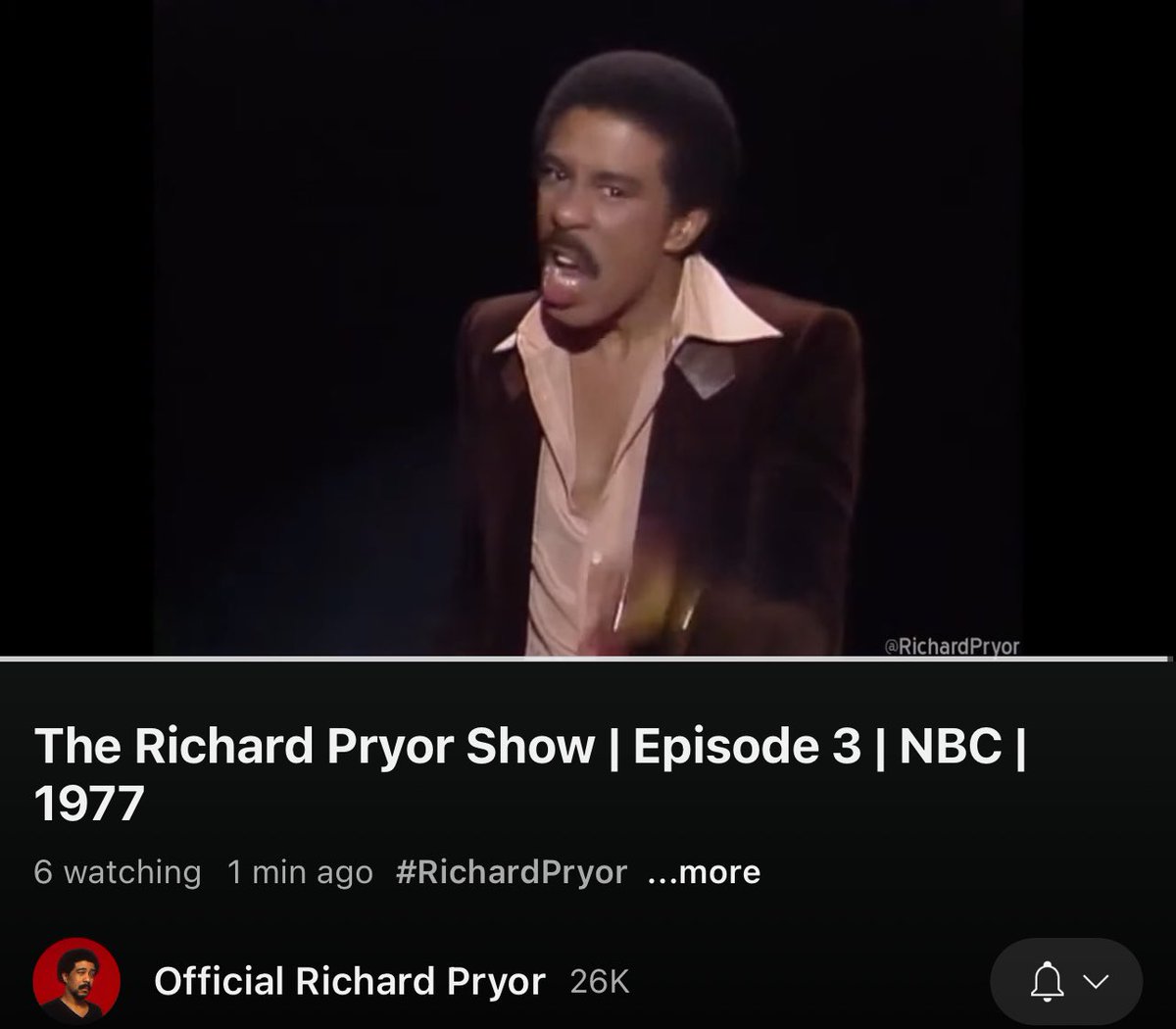 ✨Saw that Tony Todd was gonna be at @creepiecon so we had to gift him our  newest Richard Pryor shirt!✨ . #richardpryor #tonytodd