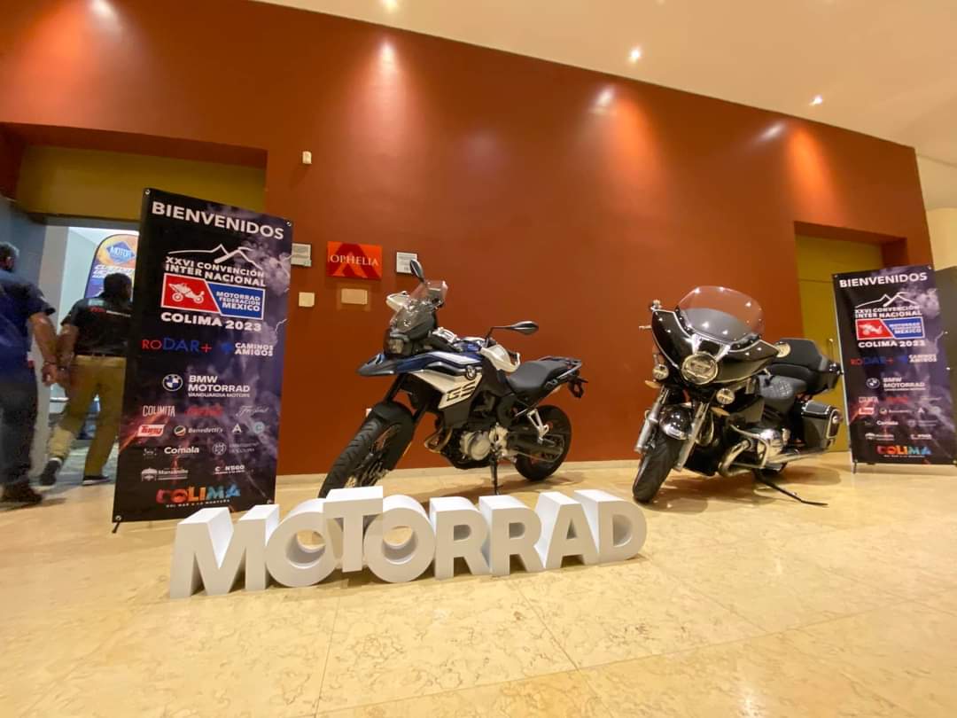 Revista_Moto's tweet photo. #EnDirecto Inician las actividades de la XXVl Convención Internacional @motofedmex Colima 2023. Mañana habrá una rodada que nos llevará a Manzanillo y habrán varias paradas intermedias como la de Minatitlán
#RevistaMoto #lamasgrande #bmwmotorrad #convencion https://t.co/9fGMSC3cxx