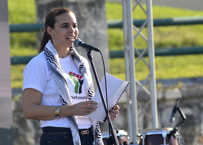 Como afirmó la Segunda Secretaria de la <a href="/UJCdeCuba/">UJC de Cuba</a>: "Imposible ser hijos de esta tierra, llevar además en la sangre la sabia y el legado de #FidelPorSiempre y permanecer callados frente a la barbarie. ¡#Palestina nos duele y estremece!".  #CubaPorLaPaz #CubaEsAmor