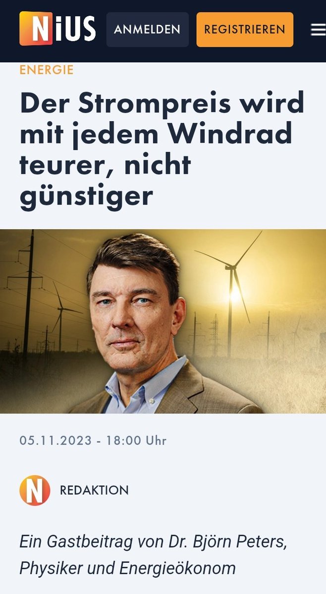 HolzheuStefan's tweet image. Wenn du jede wissenschaftliche Glaubwürdigkeit verspielen möchtest, dann gibt ein Interview in #NIUS. 

Na ja, der Anti-EE Lobbyist Peters war auch bei #Infraschall und #WEA völlig schmerzfrei, den größten Unsinn zu verbreiten. 🤷

bayceer.uni-bayreuth.de/infraschall/de…