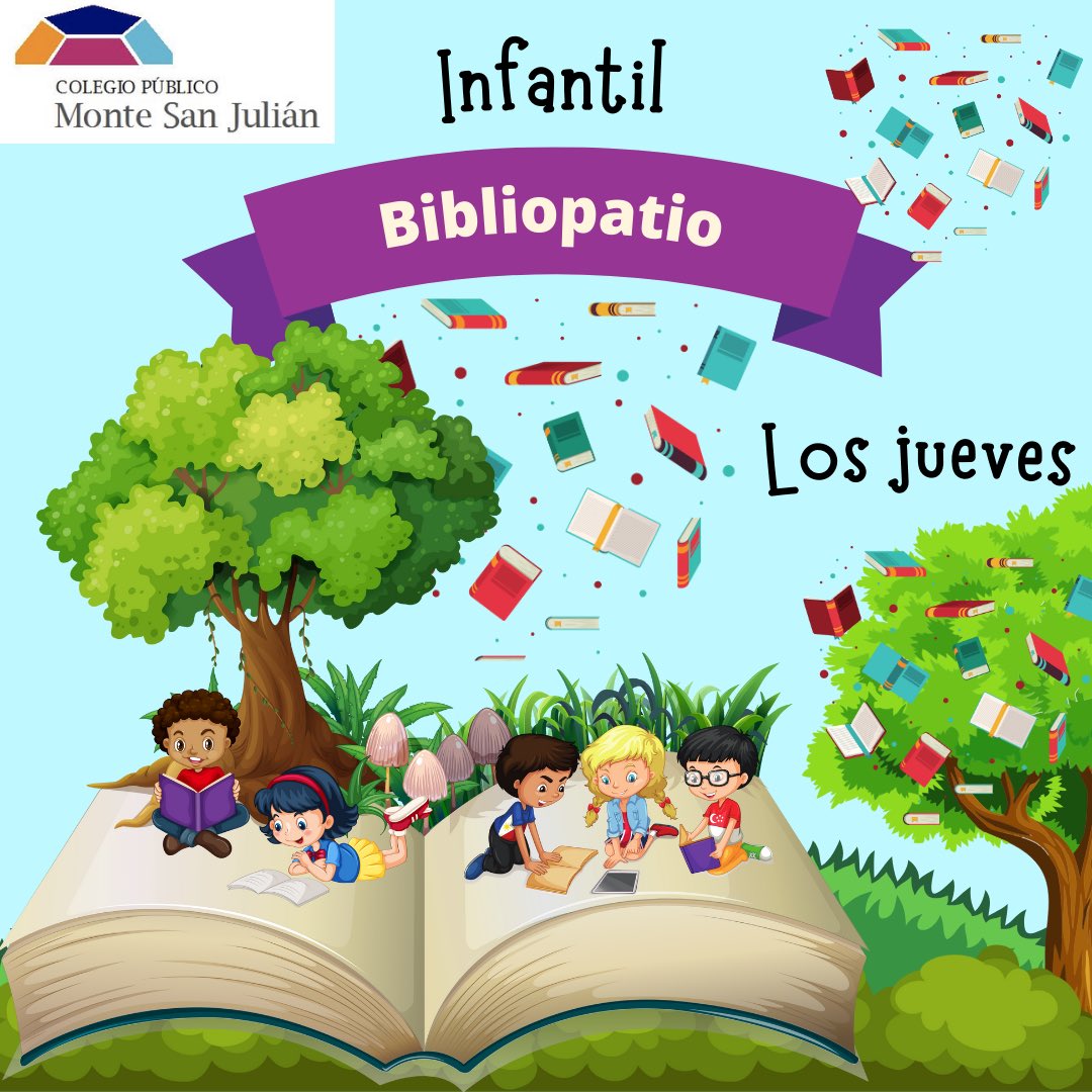 Comenzamos a ampliar nuestro Proyecto de Patios: “Aquí jugamos todos/as” al patio de infantil. Los jueves tenemos Bibliopatio.#patiosinclusivos#agrupacionesescolares#elpatiodemicolesparticular