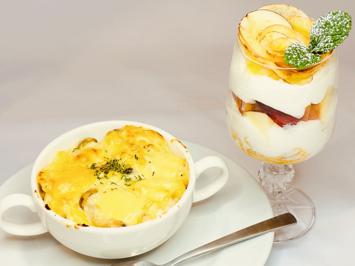 KitchHike's tweet photo. ／ 
 　希少ヨーグルトを味わうパフェ
     &amp;  濃厚ゴーダチーズドリア
     冬のコクうまランチ🍴
＼  ​
福島県鏡石町より希少な食材をお届け🐮

もっちりクリーミーなヨーグルトパフェと、濃厚なゴーダチーズドリアを一緒に作るイベントです！

12/16 (土) 11:30 ~ 13:00
申込締切：12月10日(日） https://t.co/UFQ8NZAt7c