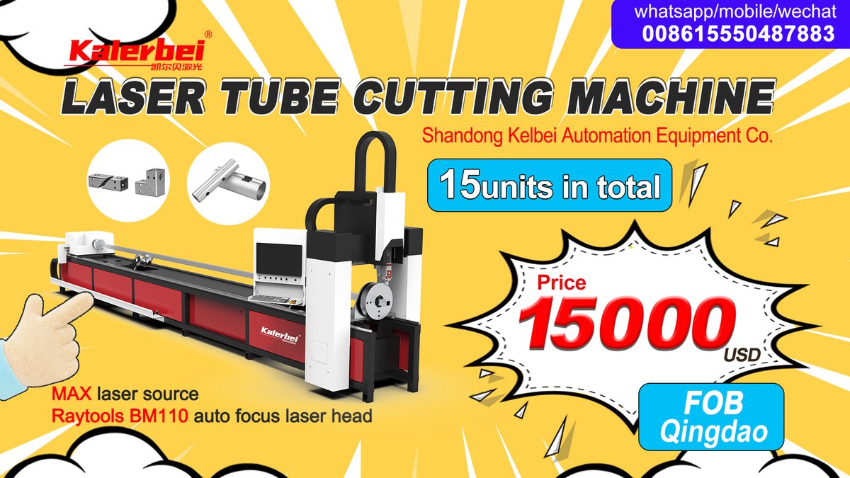 LaserYonik's tweet image. laser cutting machine for round pipe and square tube 
chuck size : 120mm 
laser power : 1500w
pipe length : 6m
if someone who is interested, feel free to contact me for more details 008615550487883 #laserpipecuttingmachine #cnccuttingmachine #pipecuttingmachine #pipecutter