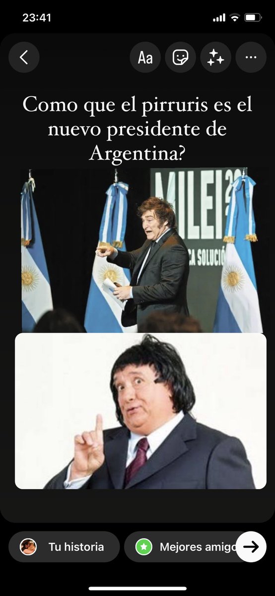 Como que el pirruris es el nuevo presidente de Argentina?  Como así?