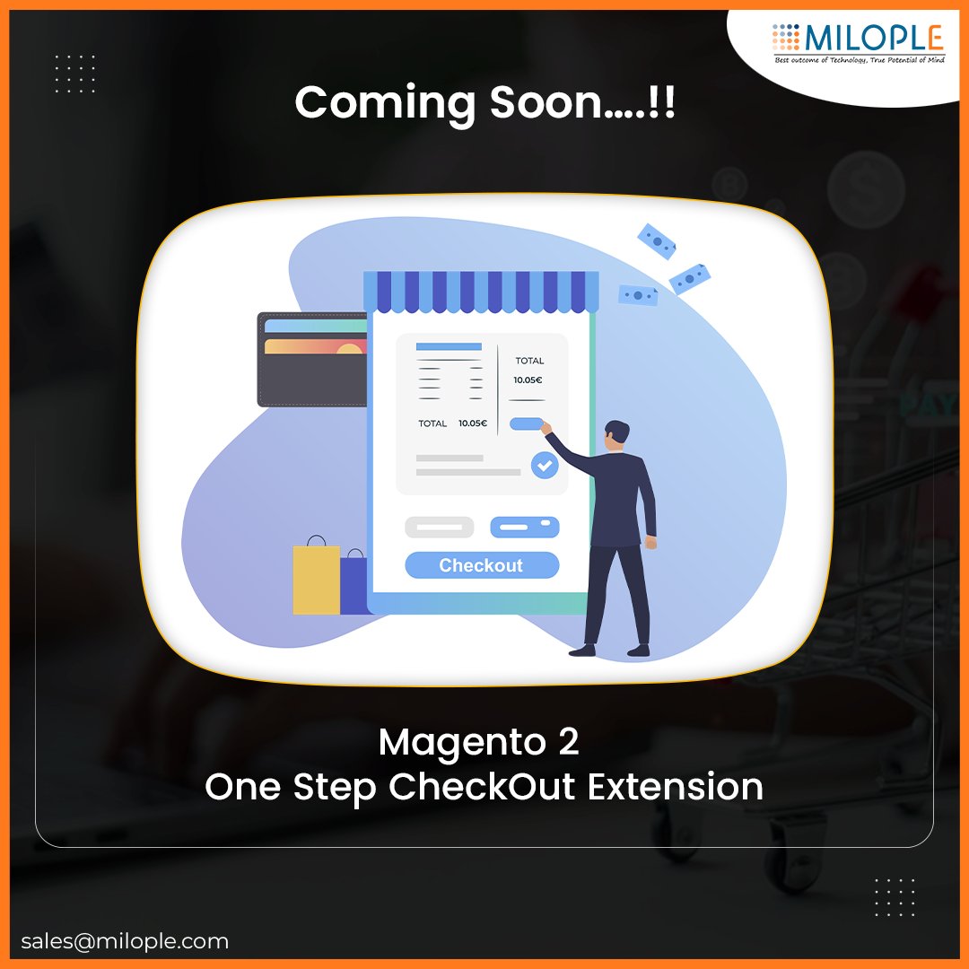 Milople's tweet image. 🚀 Elevate your E-Commerce Checkout! Our Magento 2 One Step Checkout Extension streamlines the process, reducing cart abandonment and boosting conversions. 🛒
Experience the future of e-commerce! 💳

 bitly.ws/33d5Z

 #Magento2 #eCommerce #OneStepCheckout #Milople