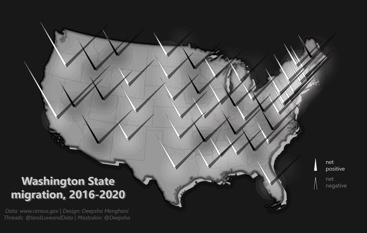 DEEPSHA MENGHANI (@bigdatadipper) on Twitter photo Day 24: B&W #30DayMapChallenge Washington state, where are the people coming from and leaving to.
<a href="/observablehq/">Observable</a> code: observablehq.com/d/aac5c362caaf… Day 24: B&W #30DayMapChallenge Washington state, where are the people coming from and leaving to.
<a href="/observablehq/">Observable</a> code: observablehq.com/d/aac5c362caaf…