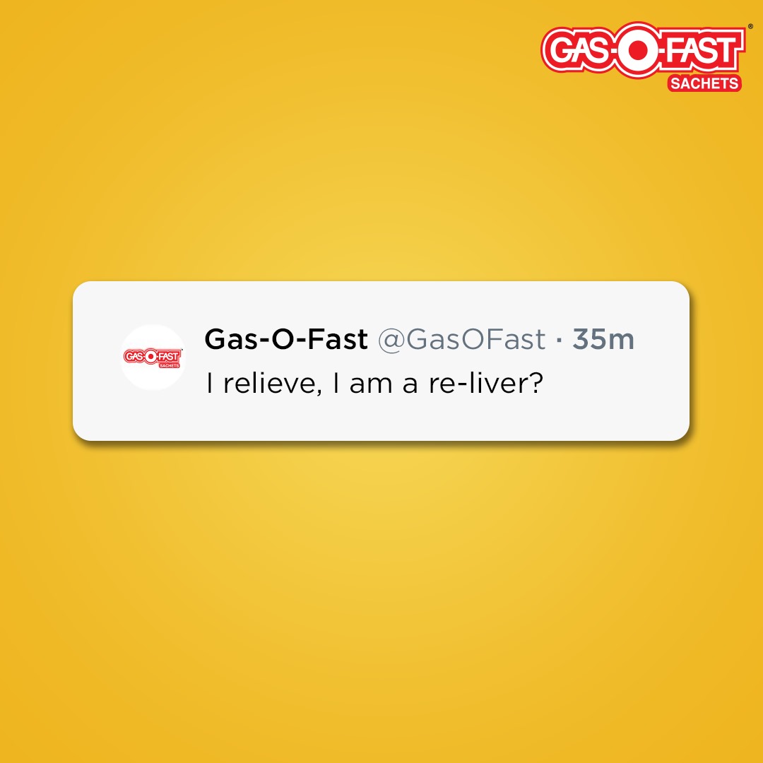 GasOFast's tweet photo. S-orry, we just had to jump on this trend!
#GasOFast #AcidityRelief #Acidity #Gas #Indigestion #AsliJeera #Topical #Orry https://t.co/Wt22MRdZNk