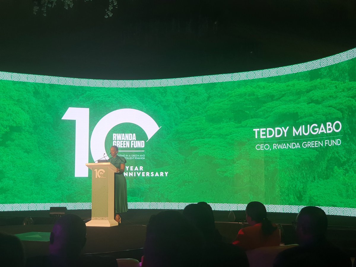 An amazing evening celebrating 10 years of @GreenFundRw. We reflected on the impact so far and the audacious goals for the future. Congratulations @TeddyMugabo_ and the entire team.