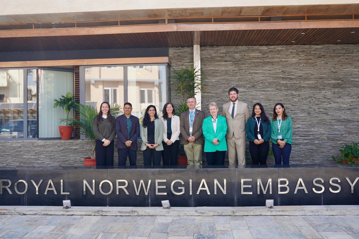 NorwayinNepal's tweet photo. We have joined forces with @UNESCO and @UNICEF_nepal on a three-year project. Together, we will collaborate with the Nepali education system to foster resilience to climate change at school-level and enable future generations to act🌱 #ClimateSmartEducation #GEP #GPE https://t.co/x96e3cygt2
