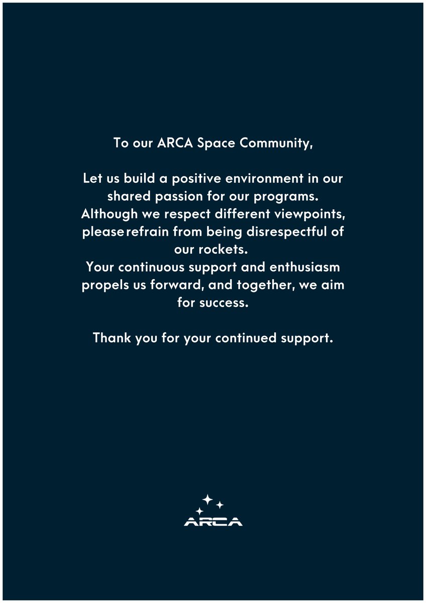 ARCA SPACE tweet media