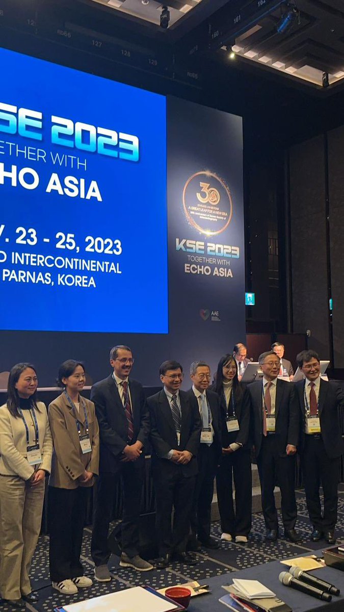 Thrilled to be part of #EchoAsia2023 and KSE meeting in Seoul! As a YIA panelist, I've been captivated by the research presented. Honored to meet Dr. Jae Oh @JaeKOh2 , adding to the inspiration. #iEcho
