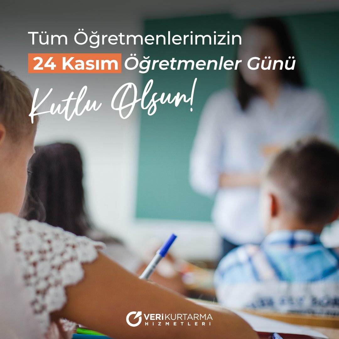 verikurtarma's tweet photo. Bir fidanın ihtiyaç duyduğu güneş gibi parlayarak hayatımızı anlamlı kılan ve güzelleştiren tüm öğretmenlerimizin Öğretmenler Günü kutlu olsun!

#VeriKurtarma #24Kasım #ÖğretmenlerGünü https://t.co/BRIQQTFRa1