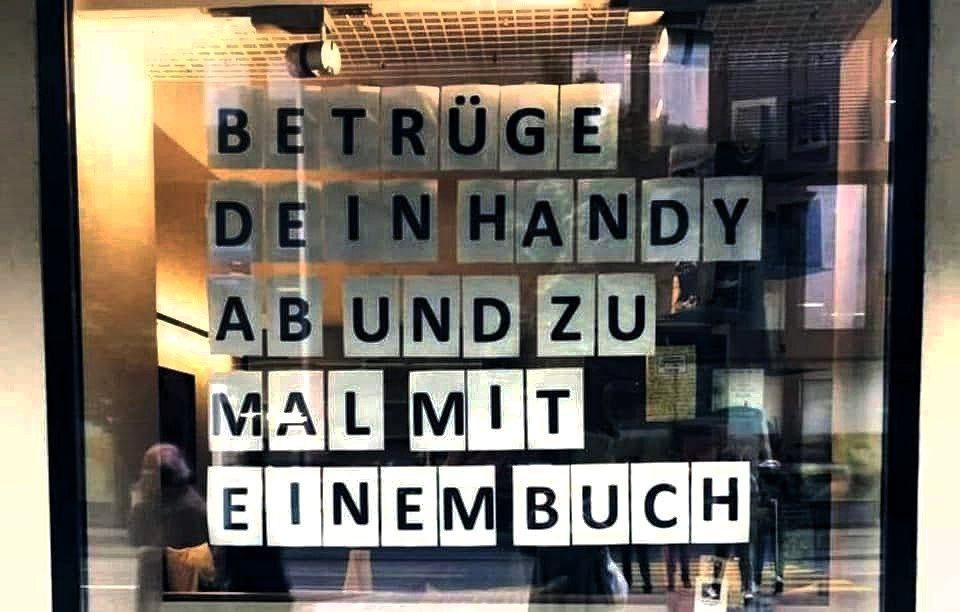 ... und wenn du du selbst einen #Roman schreibst, umso besser!