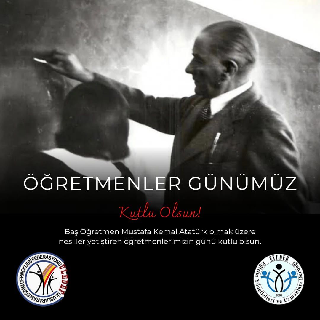 Öğrenmeden büyünmez, öğretenin hakkı ödenmez. Başöğretmen Mustafa Kemal Atatürk başta olmak üzere tüm öğretmenlerimizin #24KasımÖğretmenlerGünü kutlu olsun.
İŞİMİZ EĞİTİM GÜCÜMÜZ EĞİTİM 🇹🇷