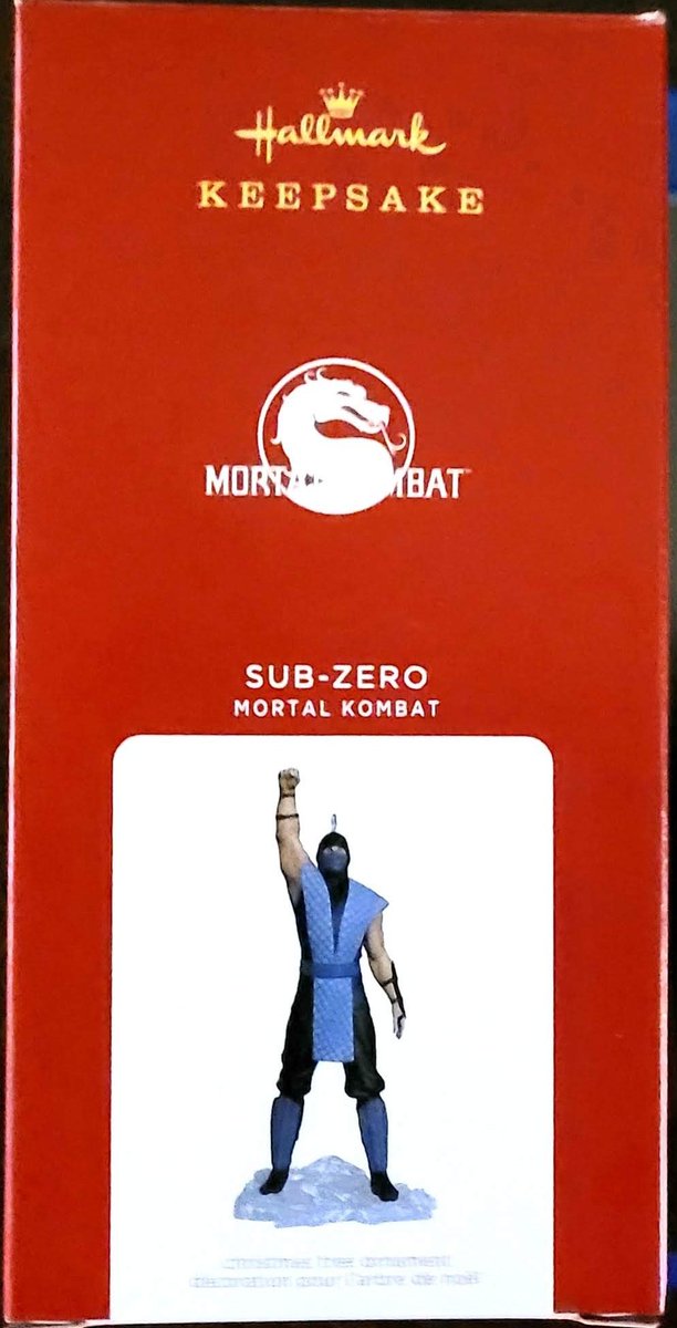 MiKeMcDnet's tweet image. Gotta prep the Champions tree before Santa Kahn arrives...
@MortalKombat #SubZero @Hallmark #Keepsake #Ornament from July of 2021.