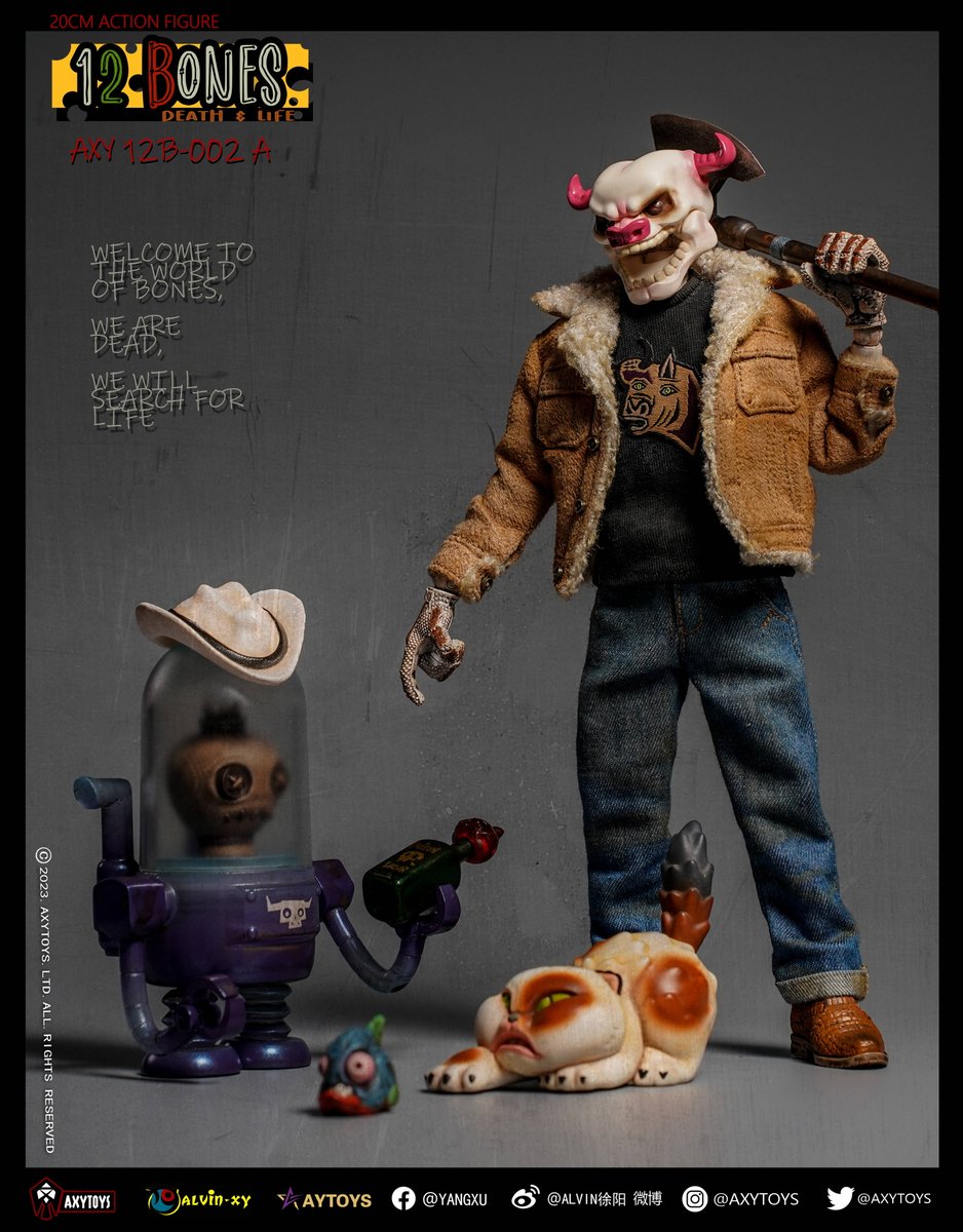 axytoys's tweet photo. AXYTOYS NEW SERIES.🔥
12 BONES🔥
#axytoys #actionfigures #actionfigurephotography #12bones https://t.co/9NOtBf10wj