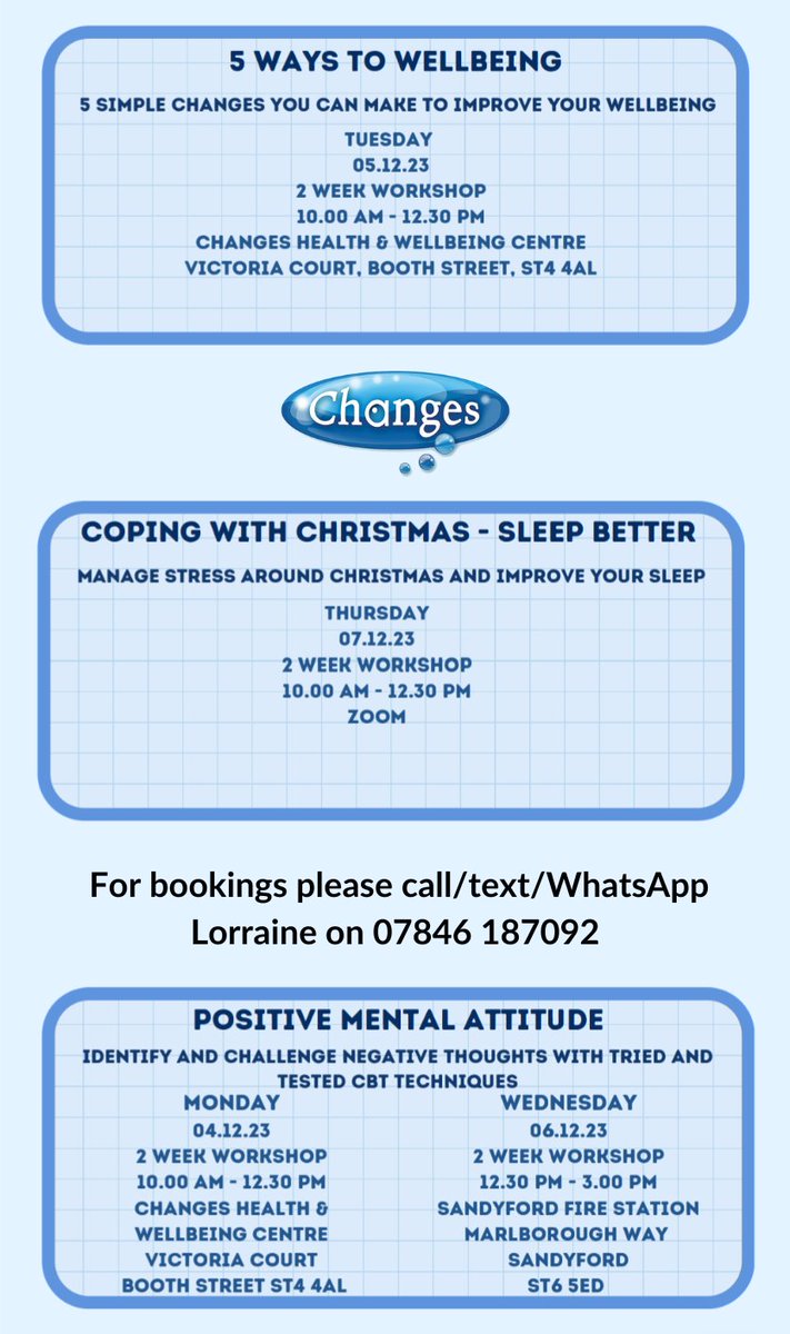 Changes Health and Wellbeing tweet media