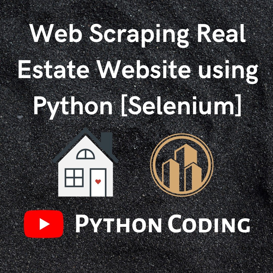 clcoding's tweet image. Web Scraping Real Estate Website using Python [Selenium] | Beginners Web Scraping Guide | Python youtu.be/6QwwkGUZ9q4