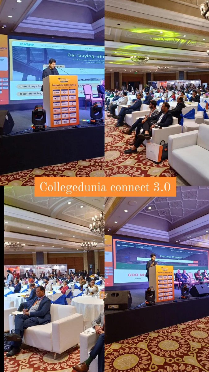 CDconnect2's tweet photo. Presenting Collegedunia Connect 3.0 |
Connecting with our industry experts | at Taj Palace, New Delhi 
@college_dunia 
.
#CDSummit2023 #futureOfEducation #inovationineducation #collegedunia #CDConnect #India #future #education #CDvision2047 https://t.co/kpFSvwNBvN