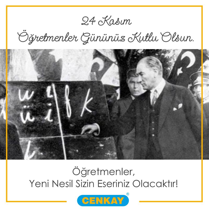 cenkaytest's tweet photo. Başöğretmenimiz Mustafa Kemal Atatürk başta olmak üzere tüm öğretmenlerimizin Öğretmenler Gününü Kutlarız.
#24Kasım #ÖğretmenlerGünü https://t.co/pNbgrG7V9n
