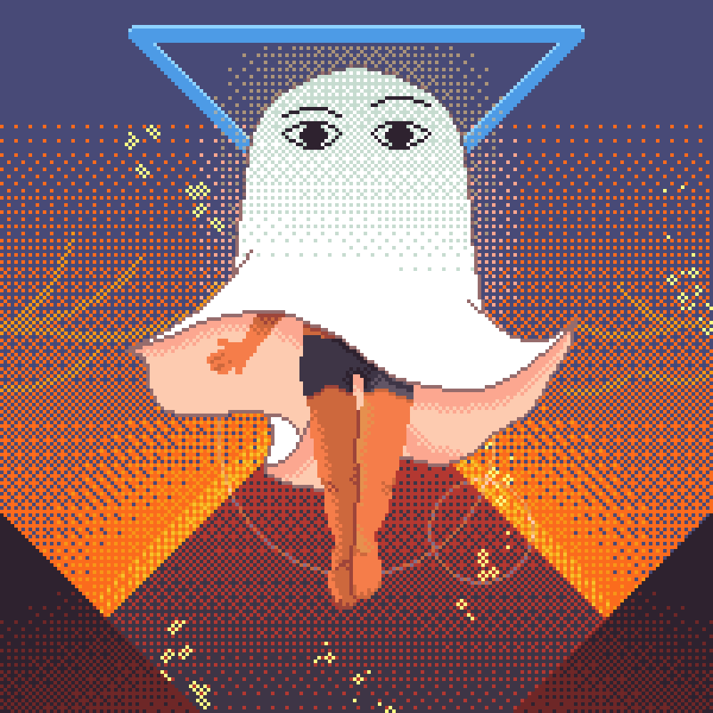 Inforyack's tweet photo. 135) "You're Gonna Have a Bad Time"
#aseprite #pixelart #ドット絵 #PixelChallenge #animation
#Medjed https://t.co/PckyoD8rgI