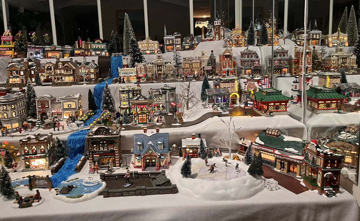 #SnowVillage build is complete with a celebration of the sometimes lost art of placemaking. Happy Thanksgiving and thank you for joining this exploration of justice-oriented development and Knowledge Towns. Please share more ideas and welcome to the 2023-2024 Snow Village! ❄️🏙️