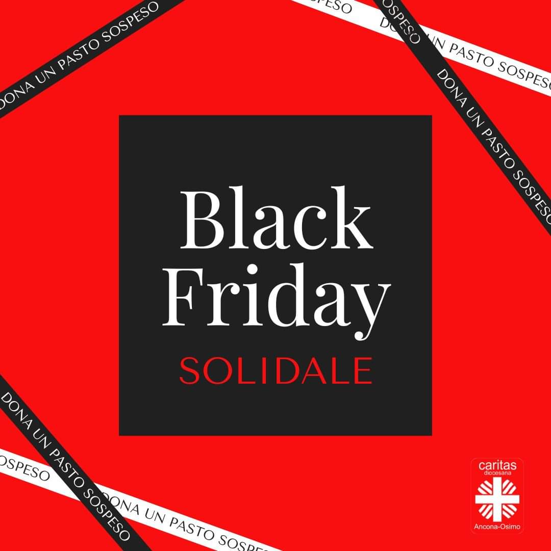CaritasAncona's tweet image. Il #blackfriday può essere anche #solidale!
In questa giornata dettata dal consumismo sfrenato, vai controcorrente e scegli di dedicare un pensiero di speranza e conforto a tante persone che si trovano in condizioni di bisogno.
Dona un #pastosospeso!

 bit.ly/undonoperlamen…