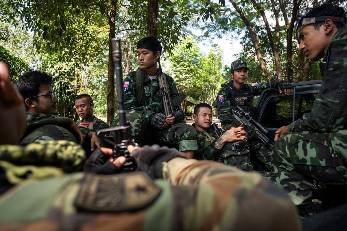 Ethnic rebels in Myanmar's borderlands have been sidelined for much of their country’s history. But now they post the biggest single threat to the ruling junta and stand to reshape Myanmar's future. Inside the jungle with Karen rebel leaders [gift link]: wapo.st/3SPKgSl
