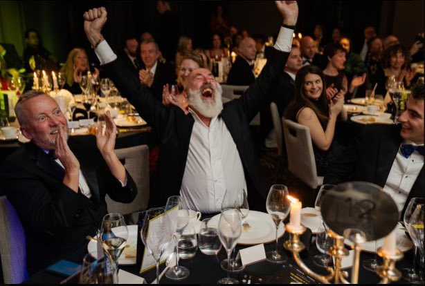 “Just take it in your stride, Aff. Either way.” 

“Will do, Kev. Leave it with me. We’re sat next to Naomi Campbell - I won’t do anything embarrassing. Trust me…”