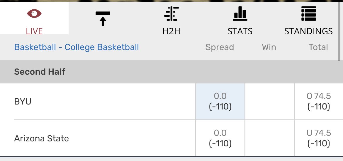 DMND_Picks's tweet photo. #CBB🏀
🚨LIVE BET🚨 2U
BYU ML 2H -110
#DMNDPicks #GamblingX https://t.co/cio2HedghT