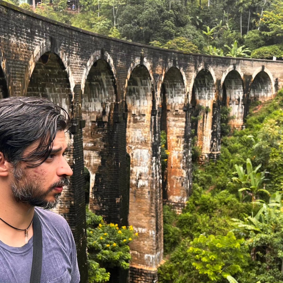 MasroorLK's tweet photo. Exploring the Nine Arches Bridge in Sri Lanka is a captivating journey through lush landscapes and architectural marvels. Nestled amidst the scenic tea plantations near Ella, this iconic bridge is a testament to both engineering ingenuity and natural beauty. https://t.co/S29EKBzmxG