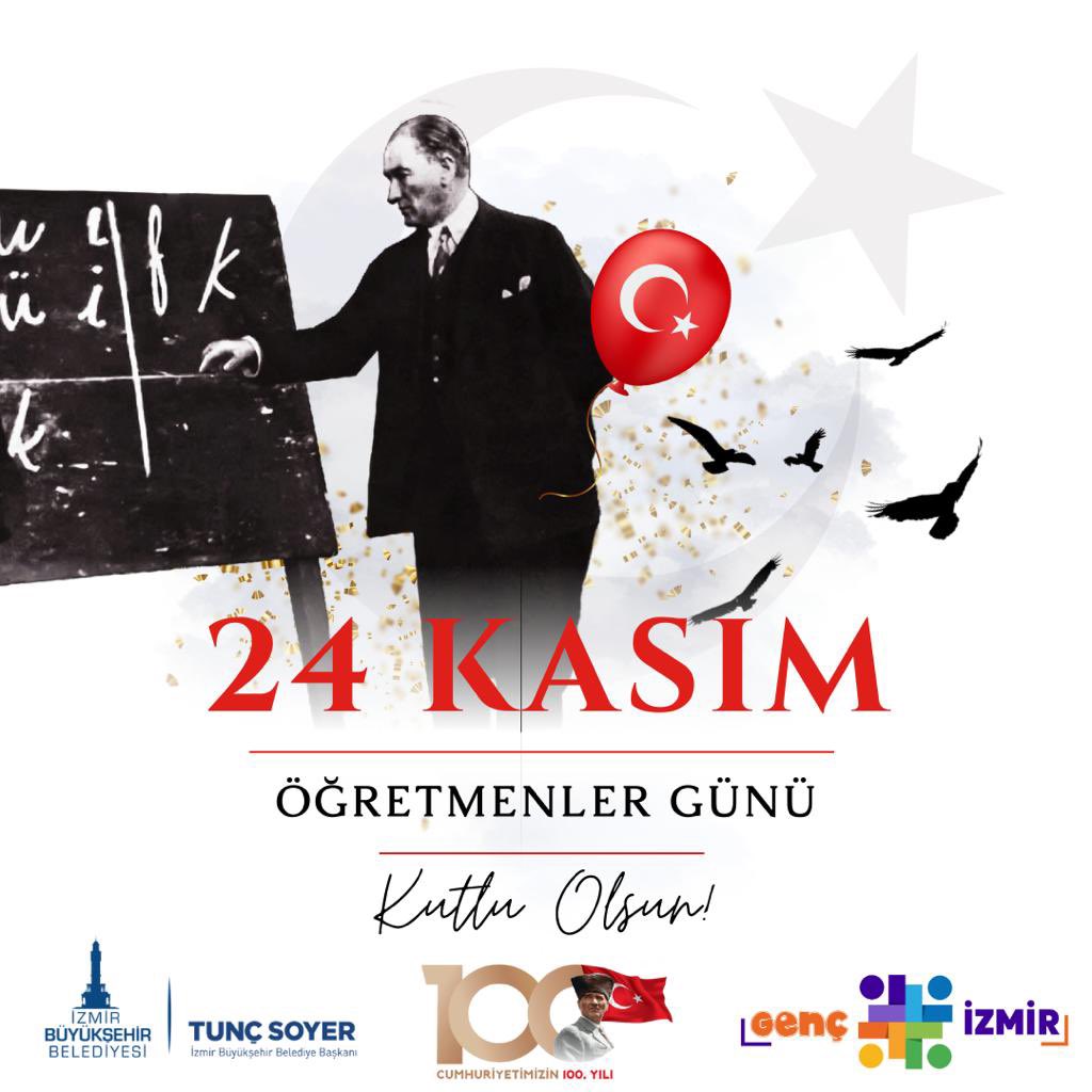 Öğretmenler!... 
Cumhuriyet, fikren, ilmen, fennen, bedenen kuvvetli ve yüksek seciyeli muhafızlar ister. Yeni nesli bu nitelik ve kabiliyette yetiştirmek sizin elinizdedir. (M.Kemal Atatürk) 

Öğretmenler gününüz kutlu olsun.
