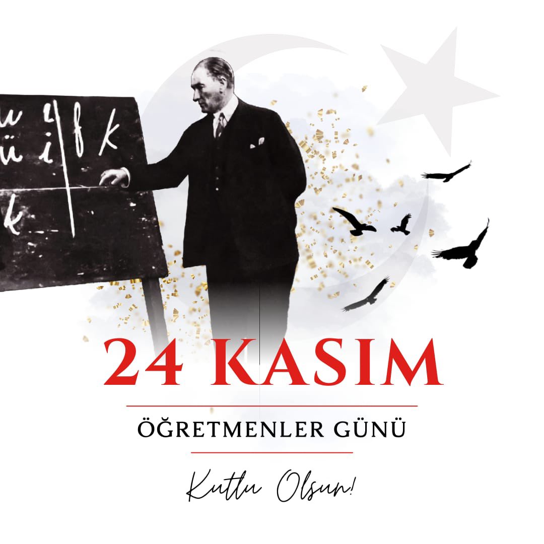 “Öğretmenler! Yeni nesil sizin eseriniz olacaktır.” M. Kemal Atatürk

Tüm öğretmenlerimizin öğretmenler gününü kutluyoruz! 💐

#24kasım #24kasımöğretmenlergünü #öğretmenlergünü