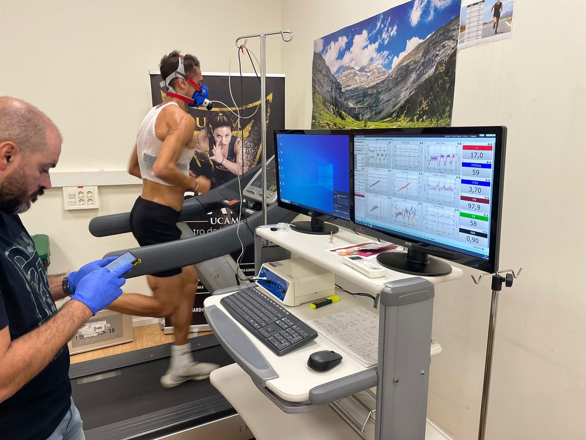 Seguimos con las evaluaciones de atletas internacionales en <a href="/UCAM_CIARD/">CIARD-UCAM</a>, esta vez le tocaba a <a href="/marianoobst97/">Mariano García</a> y @carlosvilchespr ⤵

✅ Composición corporal
✅ Alimentación
✅ Test incremental
✅ Test lactato

Acompañados de su entrenador <a href="/GabiLorente/">Gabi Lorente</a>.

Mucha suerte 🍀.