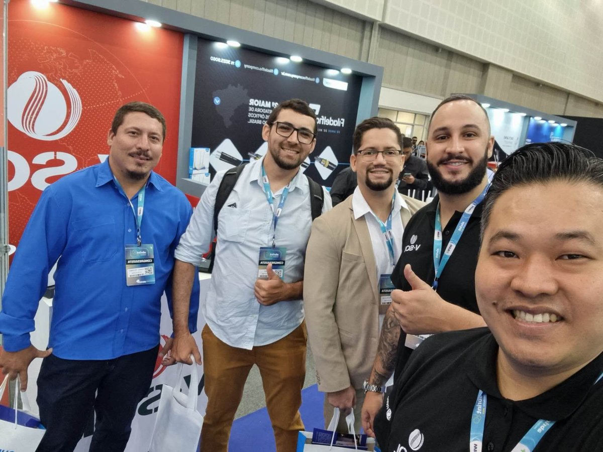 vsolution_fttx's tweet image. From Nov. 23rd to 24th, 2023, we and our Brazil agent participated in ABRINT exhibition. 🤩Great chance to introduce VSOL's new products to the Brazil market and learn market demands!
#VSOL #exhibition #abrint  #fttx