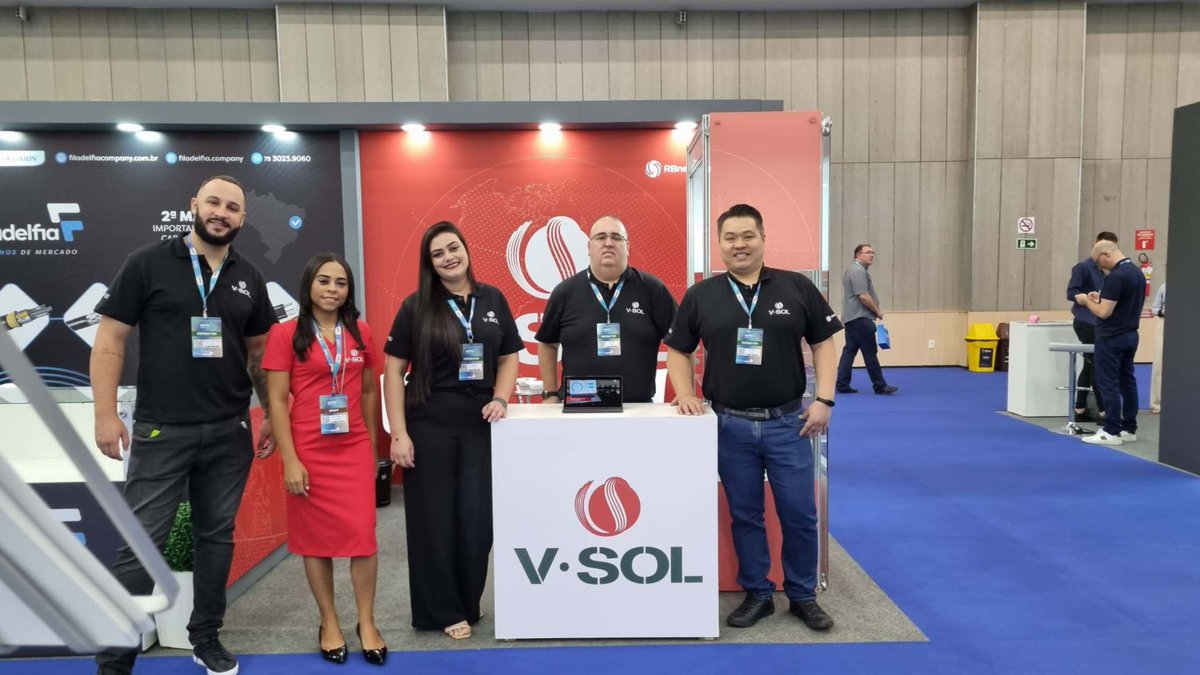 vsolution_fttx's tweet image. From Nov. 23rd to 24th, 2023, we and our Brazil agent participated in ABRINT exhibition. 🤩Great chance to introduce VSOL's new products to the Brazil market and learn market demands!
#VSOL #exhibition #abrint  #fttx
