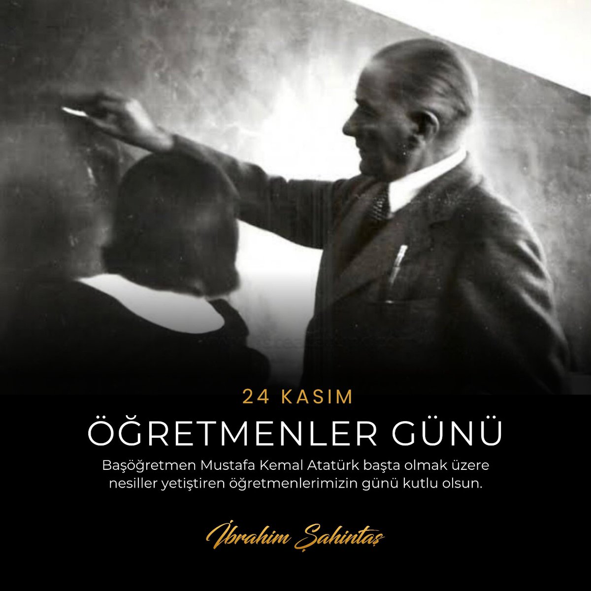 İki şey vardır ki hayata bakış açısını değiştirir; aile ve öğretmen… Tüm öğretmenlerimizin 24 Kasım Öğretmenler Günü kutlu olsun! #24KasımÖğretmenlerGünü