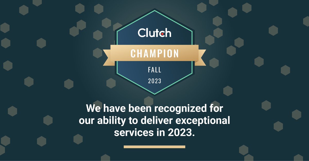 AlbiorixT's tweet image. Clutch has recognized #AlbiorixTechnology  for delivering exceptional services in 2023 and among the top B2B companies in 2023.

clutch.co/profile/albior…

#Albiorix #clutchchampion #clutchglobal #clutch #b2bcompanies