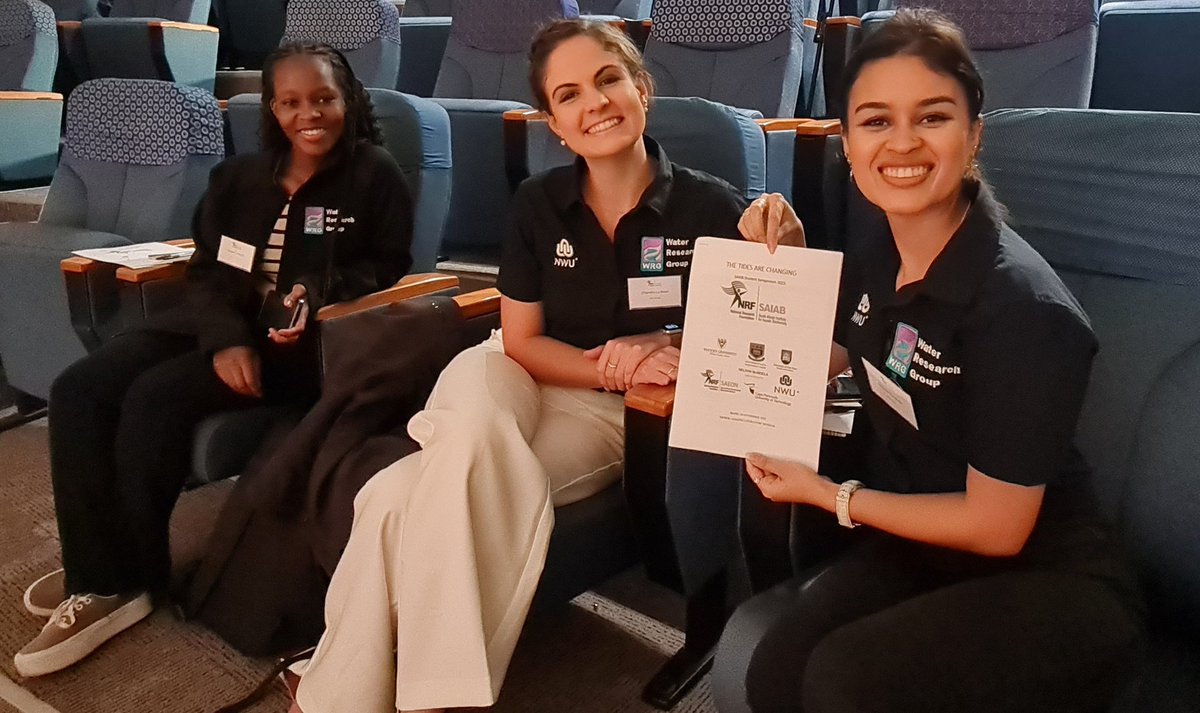 Excited for today's #SAIABStudentSymposium2023! MSc students @Chandrale29 @tshenolo_masilo and PhD candidate Nichole Donough will represent @NWU_UESM @NWU_WRG @SAIAB_REFRESH @NRF_SAIAB Join here for talks on South Africa's aqautic life: us06web.zoom.us/meeting/regist…