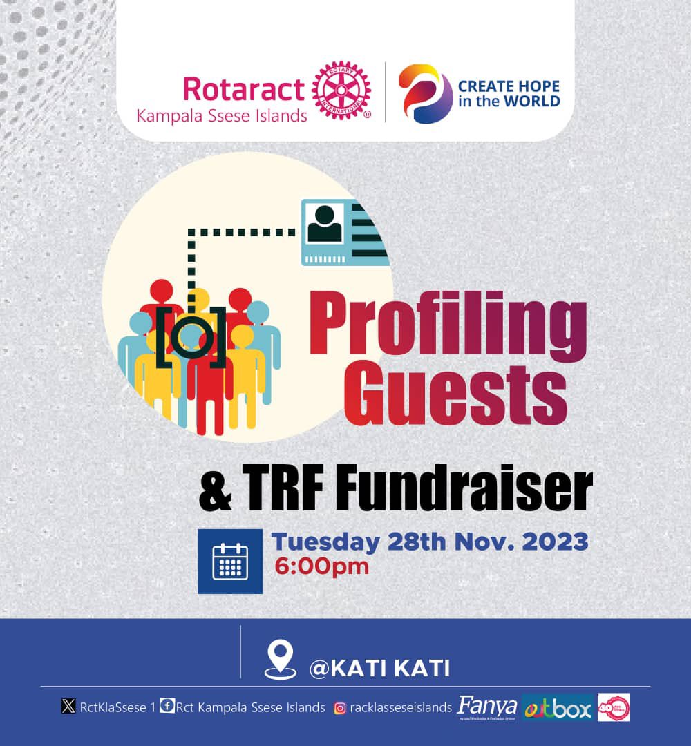 RctKlaSsese1's tweet photo. 🎊Tuesday @ KatiKati💫
Join us as we profile our guests and Fundraise towards TRF on 28th November 2023.
#CreateHopeInTheWorld
#MembershipExtention https://t.co/Te3osGtL3H