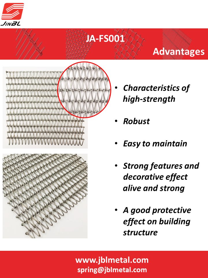 JblMetal's tweet photo. Discover how spiral metal mesh is changing the game in the construction industry. This innovative material offers durability, flexibility, and aesthetic appeal. https://t.co/j8NEfWBtmA