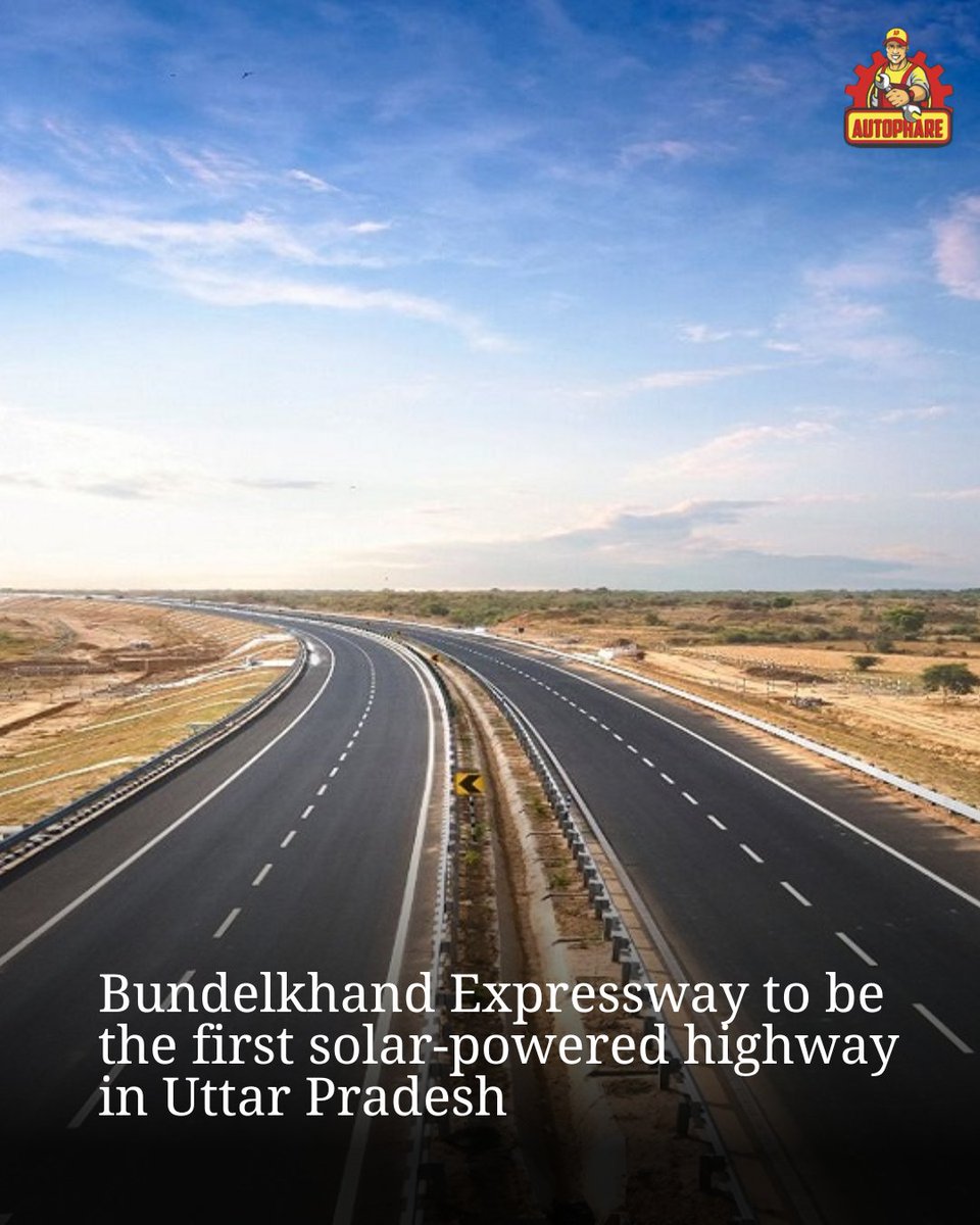 #BundelkhandExpressway in #UttarPradesh is all set to become the first greenfield expressway to be fully dependent on solar power.