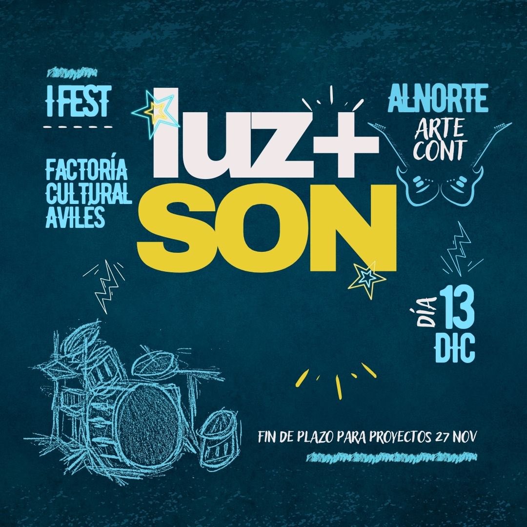 Queda muy poquito para arrancar motores 🎶🎼 LUZ+SON está empezando a tomar forma. Esta primera edición del festival se engloba dentro de las actividades programadas en la XXII Semana de Arte Contemporáneo de Asturias.