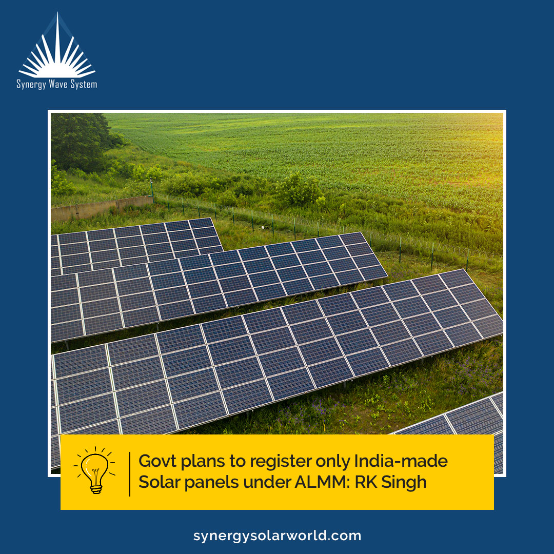 India Aims to Prioritize Homegrown Solar Panels with ALMM (Approved List of Models and Manufacturers) for Domestic Solar Manufacturing 🌞🇮🇳

#ALMMRegistration #IndianSolarPanels #SolarManufacturing #DomesticEnergy #RenewableIndia #SustainableFuture #CleanEnergyPolicy